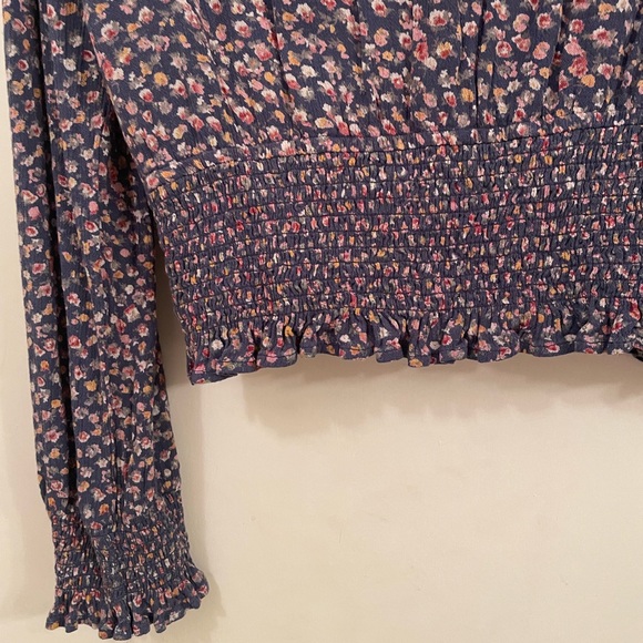 Japna boho floral women’s long sleeved blouse - Picture 4 of 8